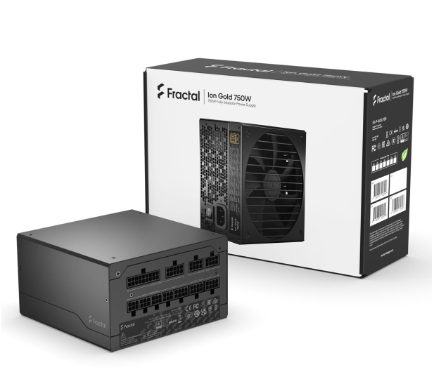FRACTAL DESIGN Ion Gold 750W 80+ PLUS GOLD Full modular czarny FD-P-IA2G-750 - 642796 - zdjęcie 8